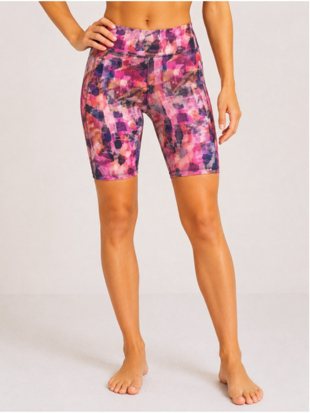 Lululemon On Pace Short Sz 6 Sun Dazed Multi Pink EUC